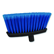 Carlisle Duo-Sweep Flagged Light Industrial Broom Head, 12", Blue/Black (4685314)