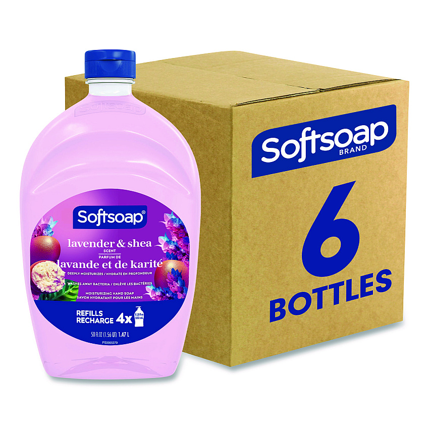 Softsoap Liquid Hand Soap Refills, Lavender Scent, 6/Carton (US07151ACT)