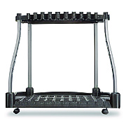 Rubbermaid FastTrack Garage Tool Tower Rack, Plastic, Holds Up to 40 Tools, 38" x 20.5" x 34.4", Black (2140834)