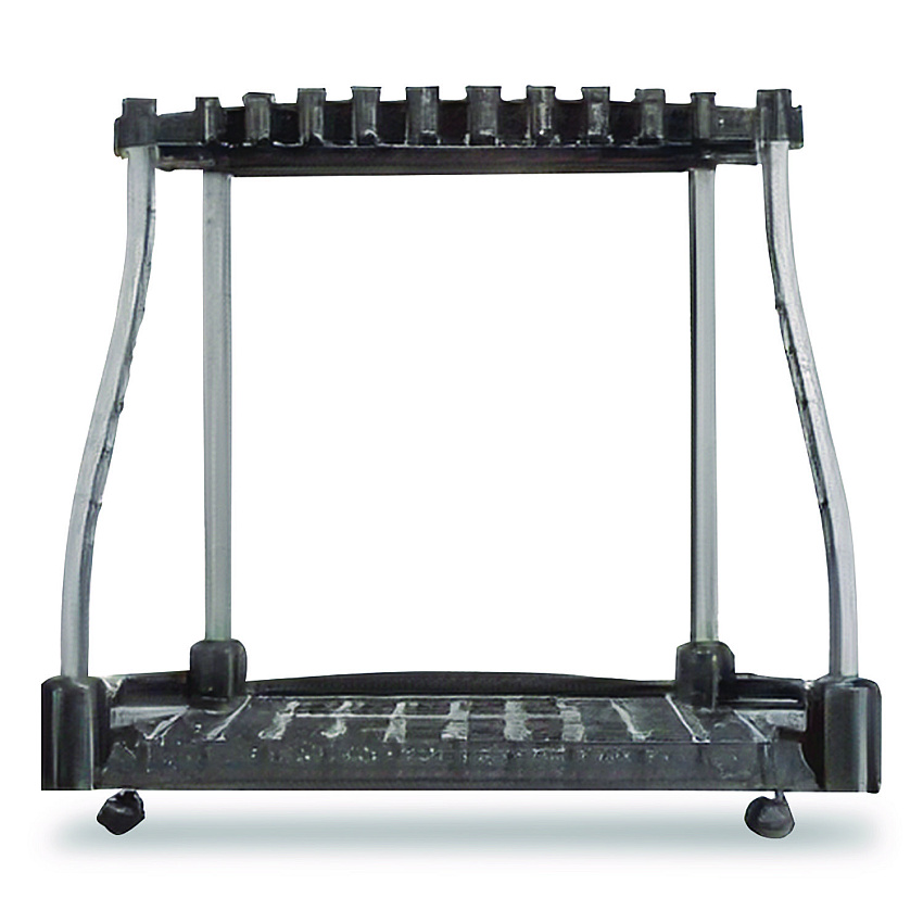 Rubbermaid FastTrack Garage Tool Tower Rack, Plastic, Holds Up to 40 Tools, 38" x 20.5" x 34.4", Black (2140834)
