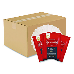 Community Coffee Signature Blend, 2.5 oz Packet, 40/Carton (CCI15300)