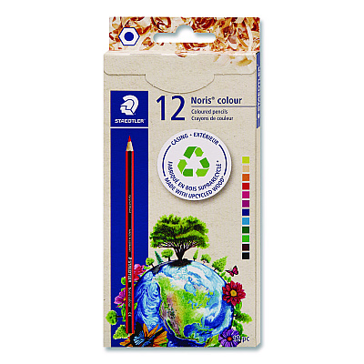 Staedtler Colored Pencils, Assorted Lead and Barrel Colors, 12/Pack (185C12A602)