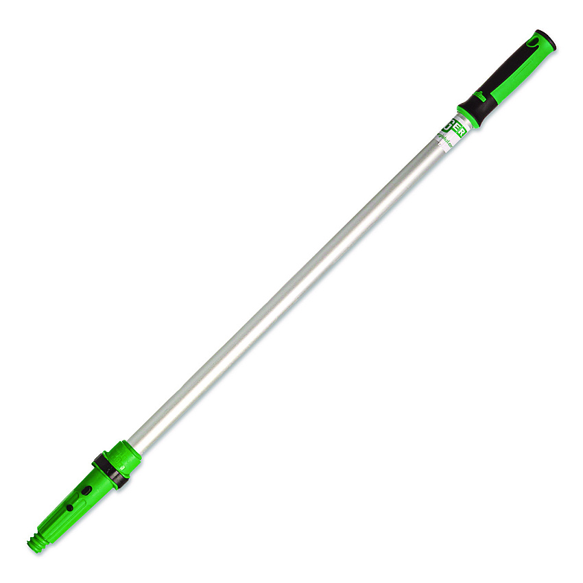 Unger Henry's Handi Handle, with ErgoTec Locking Cone, 2 ft, Green/Silver (HH240EA)