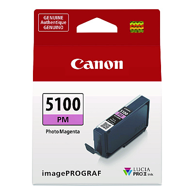 Canon 6957C002 (PFI-5100) Lucia PRO II Ink, Photo Magenta