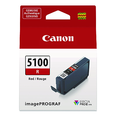 Canon 6958C002 (PFI-5100) Lucia PRO II Ink, Red