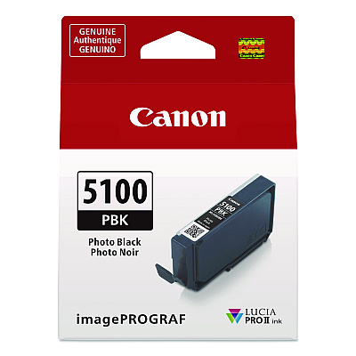 Canon 6952C002 (PFI-5100) Lucia PRO II Ink, Photo Black