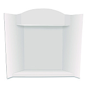 Royal Brites Stage It Display Board, 37" x 44", 1-Ply, Corrugate, White, 5/Pack (27146)