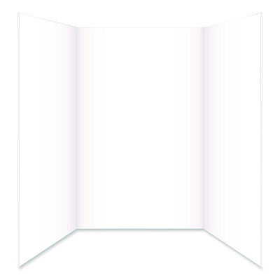Royal Brites Tri-Fold Foam Board, 28 x 40, 0.19" Thick, White/White (20317)