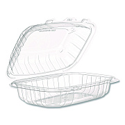 Dart Microwaveable Hinged Containers, ProPlanet, 6.5 x 9 x 3, Clear, Plastic, 300/Carton (69PPHT1)