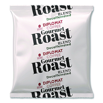 Diplomat Coffee Decaffeinated Frac Pack, 42/Carton (CLCGR2542D)