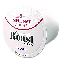 Diplomat Coffee Gourmet DC-Cup, 10 g, 96/Carton (CDCCUPGR9610)
