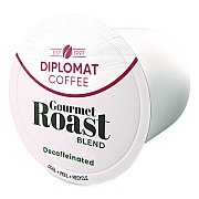 Diplomat Coffee Gourmet Decaffeinated DC-Cup, 10 g, 48/Carton (CDCCUPGR4810)