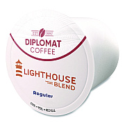 Diplomat Coffee Lighthouse DC-Cup, 10 g, 96/Carton (CDCCUPLH9610)