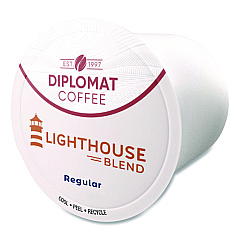 Diplomat Coffee Lighthouse DC-Cup, 10 g, 96/Carton (CDCCUPLH9610)