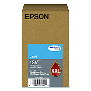 Epson T13V220 (T13V) DURABrite Pro Extra High-Yield Ink, 8,000 Page-Yield, Cyan