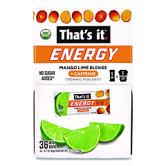 Thats it Organic Energy Bars, Mango Lime, 0.7 oz Bar, 36/Box (22002520)