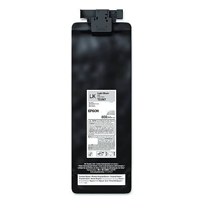 Epson T51N720 (T51N) UltraChrome GS3 Eco-Solvent Ink, 800 mL, Light Black