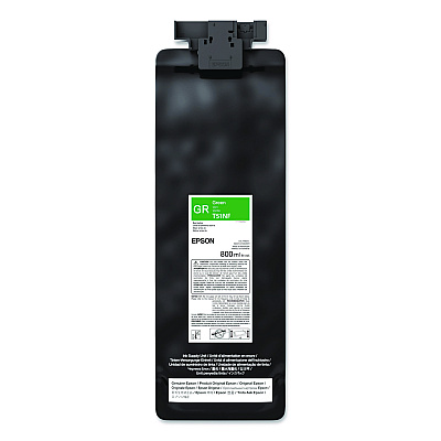 Epson T51NF20 (T51N) UltraChrome GS3 Eco-Solvent Ink, 800 mL, Green