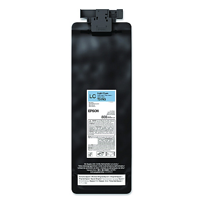 Epson T51N520 (T51N) UltraChrome GS3 Eco-Solvent Ink, 800 mL, Light Cyan