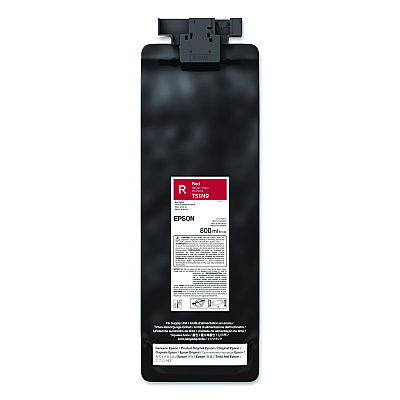 Epson T51N920 (T51N) UltraChrome GS3 Eco-Solvent Ink, 800 mL, Red