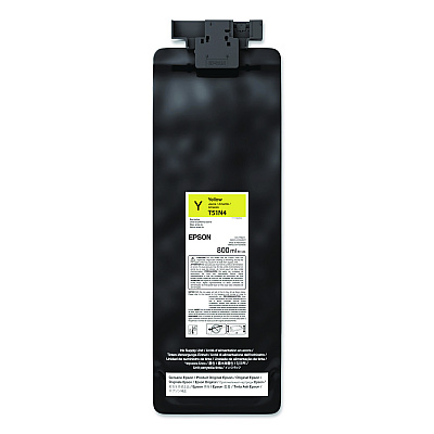 Epson T51N420 (T51N) UltraChrome GS3 Eco-Solvent Ink, 800 mL, Yellow