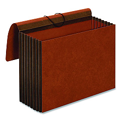 Pendaflex Heavy-Duty Expanding Wallet with Flap and Cord Closure, 7" Expansion, 1 Pocket, Letter Size, Redrope (CL1084GLHD)