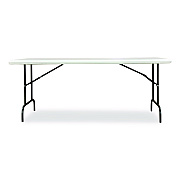 AbilityOne 7105017243926, SKILCRAFT Rectangular Folding Table, 72w x 30d x 29h, Platinum GrayTop, Gray Base/Legs