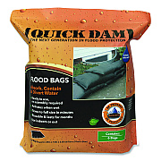 Quick Dam Flood Bags, 12" x 24" x 3.5", 6/Pack (QD12246)