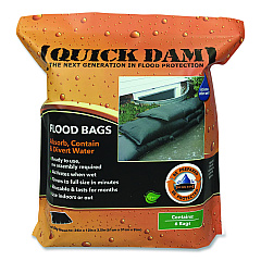 Quick Dam Flood Bags, 12" x 24" x 3.5", 6/Pack (QD12246)