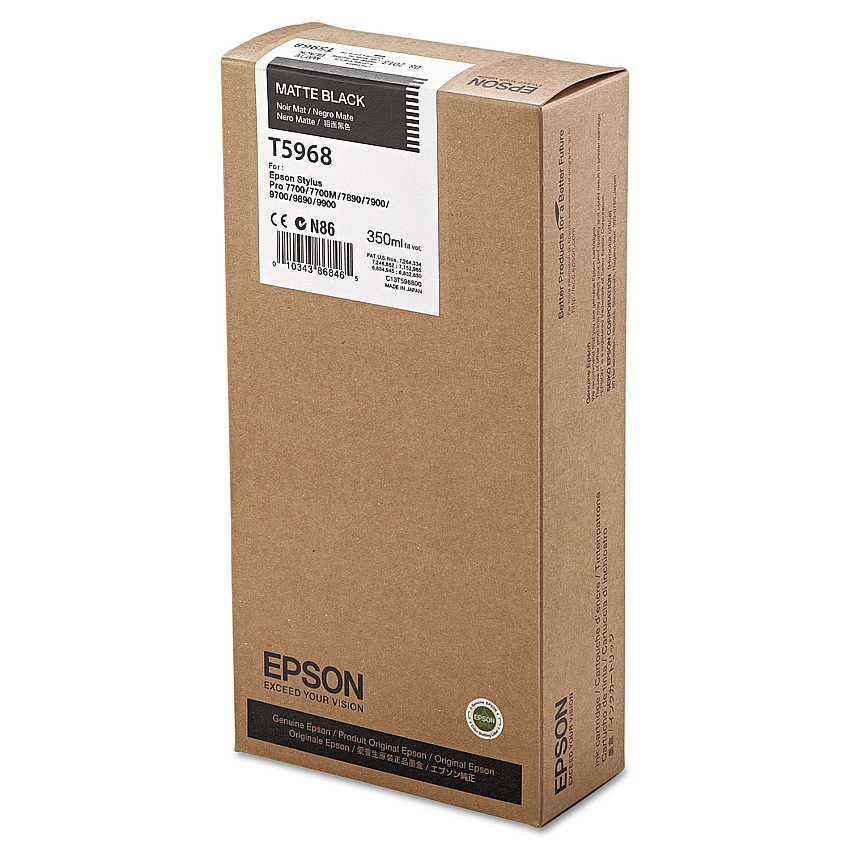 Epson T596800 UltraChrome HDR Ink, Matte Black