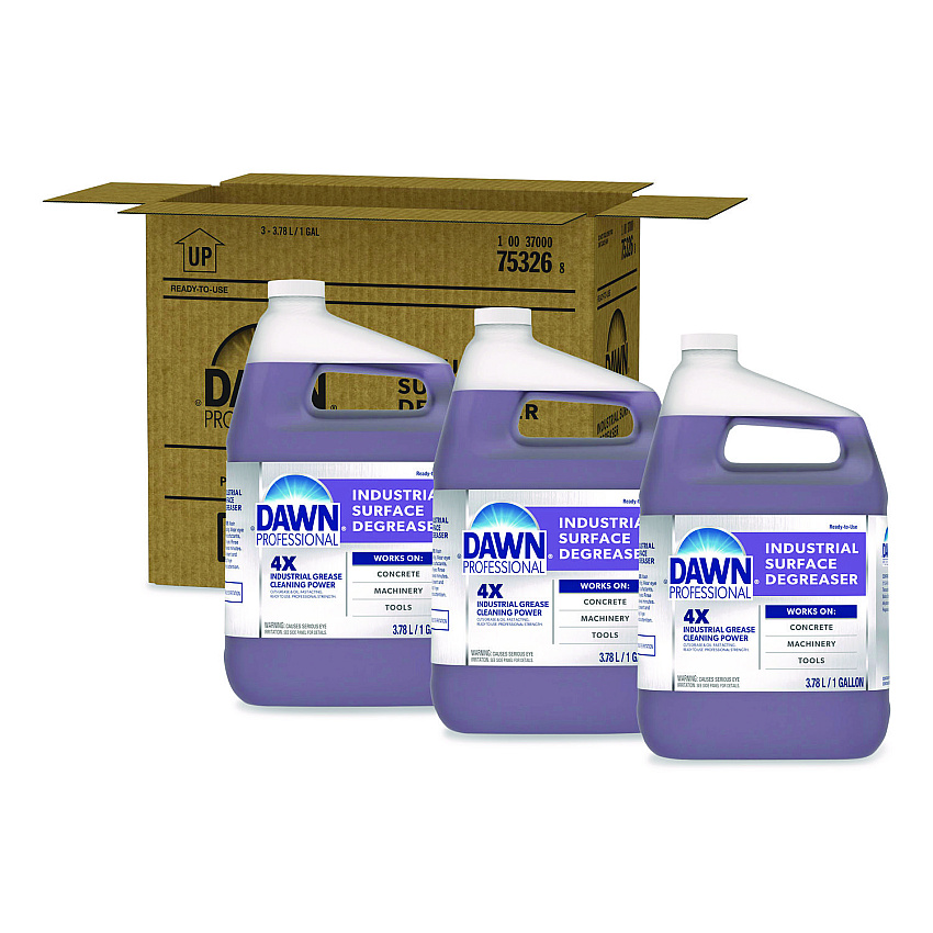 Dawn Professional Industrial Surface Degreaser, 1 gal Bottle, 3/Carton (75326)