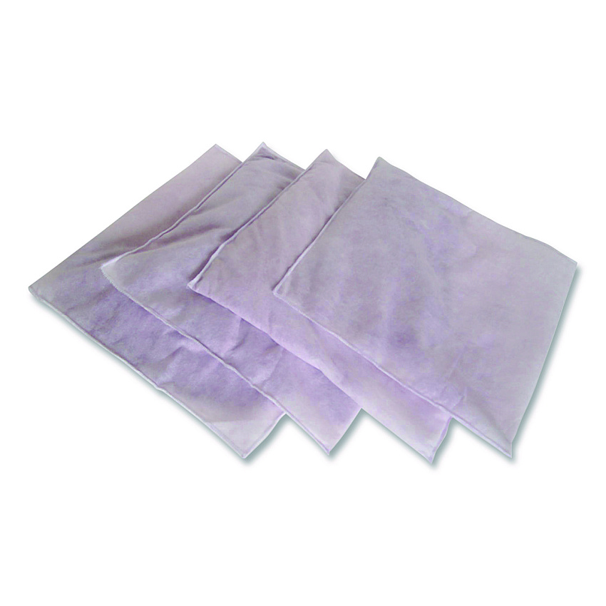 Quick Dam Acid Neutralizing Pillows, 0.45 L to 2.26 L, 12" x 12", 4/Box (PAN12124)
