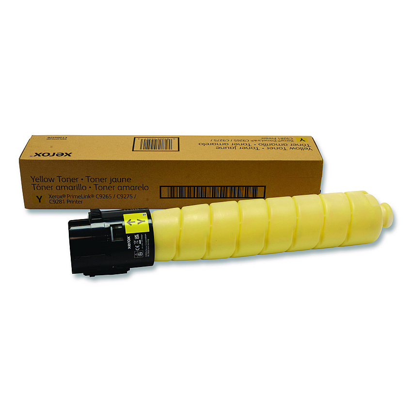 Xerox 006R04854 Toner, 37,500 Page-Yield, Yellow