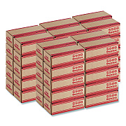 CONTROLTEK Quarters Coin Box, Cardboard, Kraft/Orange, 50/Pack (560062)