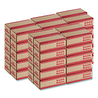 CONTROLTEK Quarters Coin Box, Cardboard, Kraft/Orange, 50/Pack (560062)