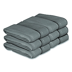 Quick Dam Water Dams, 2.5" x 10 ft x 2.5", Gray, 12/Box (WUB21012G)