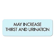 Medical Arts Press Veterinary Medication Instruction Labels, May Increase Thirst and Urination, 1.5 x 0.5, Blue, 500 Labels (35332)