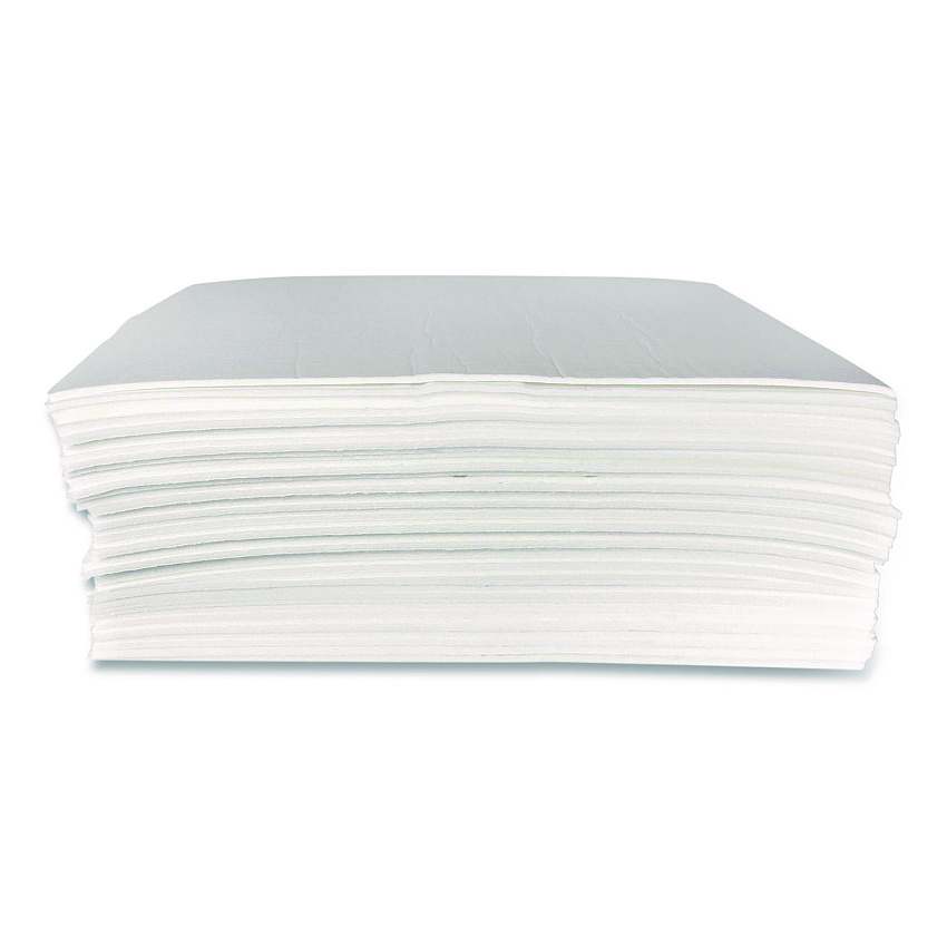 Quick Dam Mighty Mat Heavy Absorbent Pads, 9 gal, 16" x 18", 50/Box (PUCH50)