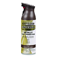 Rust-Oleum Universal Premium Spray Paint, Flat Amber, 12 oz Aerosol Can (271472EA)