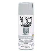 Rust-Oleum Ultra Matte Chalked Paint, Matte Aged Gray, 12 oz Aerosol Can (302592EA)