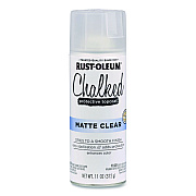 Rust-Oleum Ultra Matte Chalked Paint, Matte Clear, 12 oz Aerosol Can (302599EA)