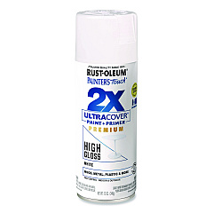 Rust-Oleum Painter's Touch 2X Ultra Cover Spray Paint, High Gloss White, 12 oz Aerosol Can (331171EA)