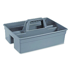 Nexstep Commercial Products MaxiRough Maid Caddies, 2 Compartments, 12 x 7, Gray (96981)
