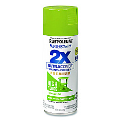 Rust-Oleum Painter's Touch 2X Ultra Cover Spray Paint, High Gloss Tropical Leaf, 12 oz Aerosol Can (331179EA)