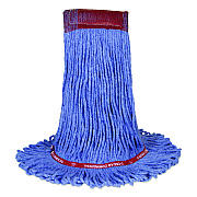 Nexstep Commercial Products MaxiClean Loop-End Mop, Cotton/Synthetic, 24 oz, Blue (97157)