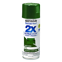 Rust-Oleum Painter's Touch 2X Ultra Cover Spray Paint, Gloss Hunter Green, 12 oz Aerosol Can (334034EA)