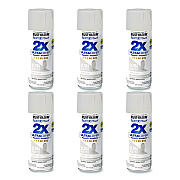 Rust-Oleum Painter's Touch 2X Ultra Cover Spray Paint, Ultra Matte Gray, 12 oz Aerosol Can, 6/Carton (331184)