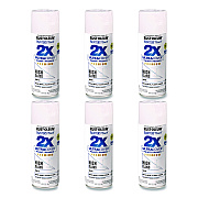 Rust-Oleum Painter's Touch 2X Ultra Cover Spray Paint, High Gloss White, 12 oz Aerosol Can, 6/Carton (331171)