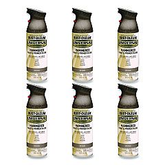 Rust-Oleum Universal Premium Spray Paint, Hammer Brown, 12 oz Aerosol Can, 6/Carton (245218)