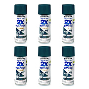 Rust-Oleum Painter's Touch 2X Ultra Cover Spray Paint, Ultra Matte Teal, 12 oz Aerosol Can, 6/Carton (331185)